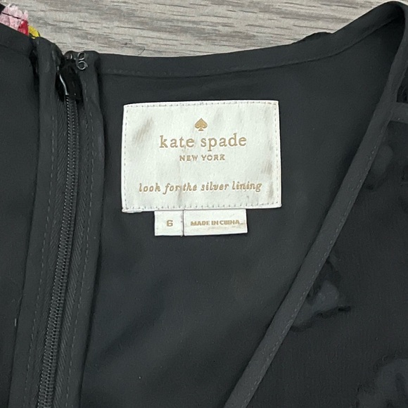 Kate Spade Bloom Silk Mini Dress - Picture 5 of 5